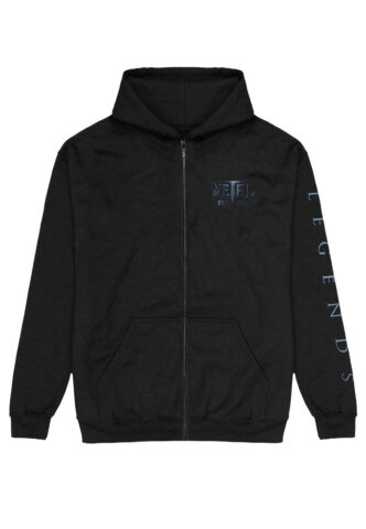 All For Metal – Legendes Cover – Zipper – Schwarz – S – 65% Baumwolle, 35% Polyester