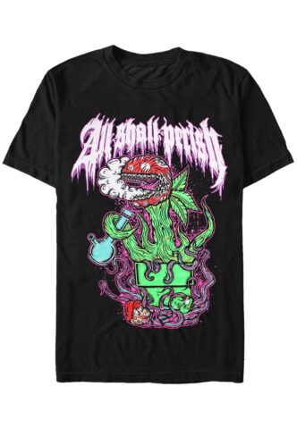 All Shall Perish – Piranha Bong – T-Shirt – Schwarz – XXL – 100% Baumwolle