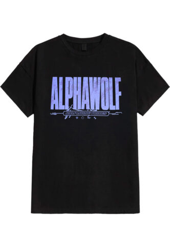 Alpha Wolf – Half Living Things – T-Shirt – Schwarz – L – 100% Baumwolle
