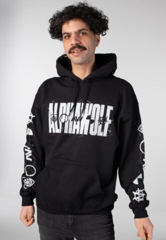 Alpha Wolf – HLT – Hoodie – Schwarz – XL – 50% Baumwolle, 50% Polyester