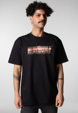 Alpha Wolf – HLT – T-Shirt – Schwarz – 3XL – 100% Baumwolle