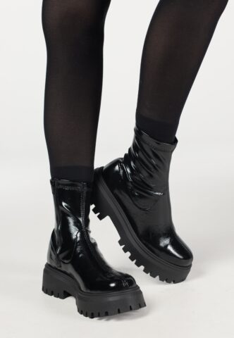 Altercore – Morrigan Black Patent – Girl Schuhe – Schwarz – EU 41 – Synthetic/Textile/Gummi