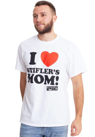 American Pie – Stifler’s Mom White – T-Shirt – Weiß – XXL – 100% Baumwolle,Jersey