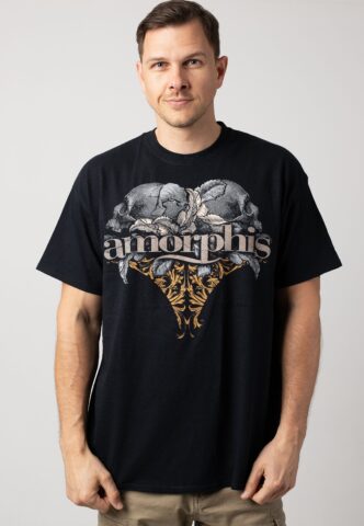 Amorphis – Skulls – T-Shirt – Schwarz – XXL – 100% Baumwolle