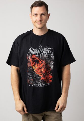 Angelcorpse – Exterminate – T-Shirt – Schwarz – S – 100% Baumwolle