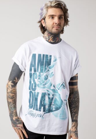Annisokay – Abyss Cover White – T-Shirt – Weiß – XL – 100% Baumwolle