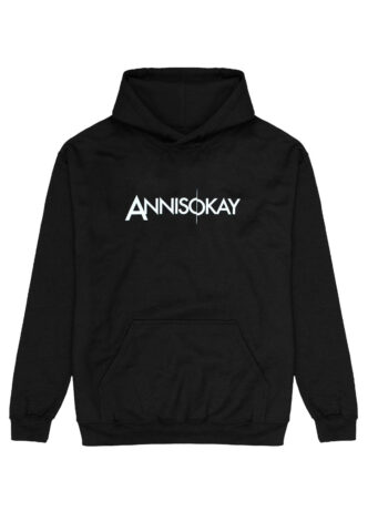 Annisokay – Logo – Hoodie – Schwarz – XXL – 50% Baumwolle, 50% Polyester
