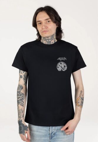 Anthrax – Persistence Of Time – T-Shirt – Schwarz – M – 100% Baumwolle