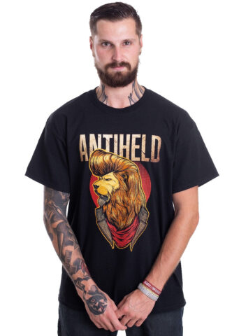 Antiheld – Löwe – T-Shirt – Schwarz – S – 100% Baumwolle