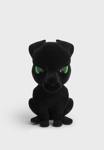 Killstar – Anubis Vinyl Black – Plüschtier – Schwarz – Onesize – 100% PVC