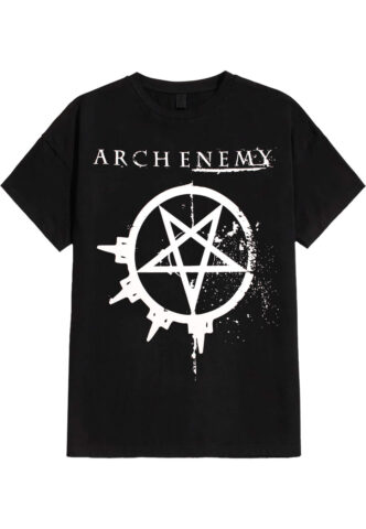 Arch Enemy – Pure Fucking Metal – T-Shirt – Schwarz – M – 100% Baumwolle