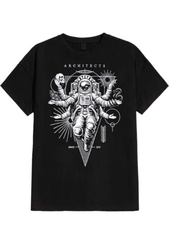 Architects – Space God – T-Shirt – Schwarz – 3XL – 100% Baumwolle