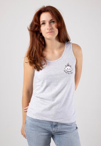 Aristocats – Lady Pocket Heather Grey – Tank – Grau – S – 97% Baumwolle, 3% Polyester