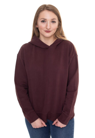 Armedangels – Aadora Aubergine – Hoodie – Lila – XS – 100% Bio-Baumwolle