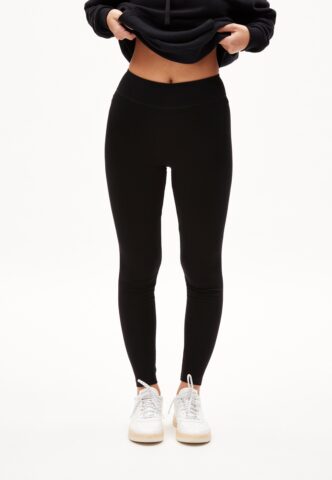 Armedangels – Faribaa Black – Leggings – Schwarz – XS – 97% Baumwolle, 3% Elastan