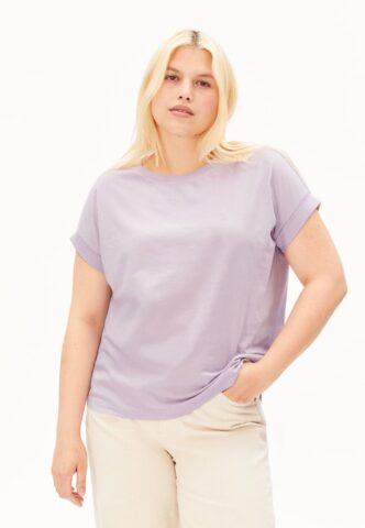 Armedangels – Idaara Moonlit Lilac – T-Shirt – Lila – S – 100% Bio-Baumwolle