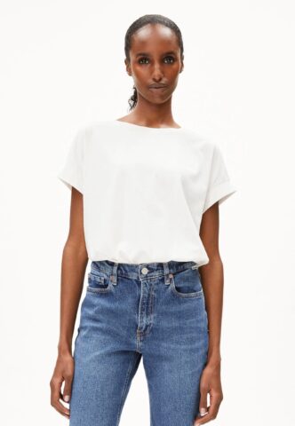 Armedangels – Idaara White – T-Shirt – Weiß – S – 100% Bio-Baumwolle