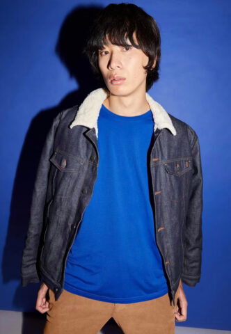Armedangels – Jaames Dynamo Blue – T-Shirt – Blau – M – 100% Bio-Baumwolle