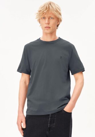 Armedangels – Jaames Moonshadow – T-Shirt – Grau – S – 100% Bio-Baumwolle