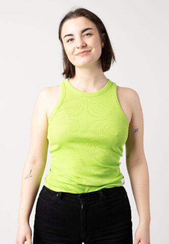 Armedangels – Kanitaa Super Lime – Tank – Grün – M – 97% Baumwolle, 3% Elastan