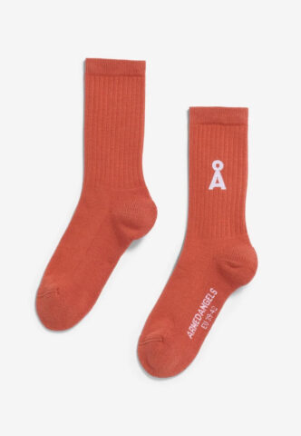 Armedangels – Saamus Bold Tabasco Red – Socken – Rot – L/XL – 78% Baumwolle, 20% Polyamid, 2% Elastan
