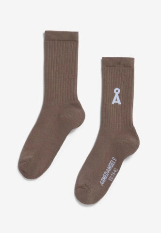 Armedangels – Saamus Bold Walnut Cream – Socken – Braun – L/XL – 78% Baumwolle, 20% Polyamid, 2% Elastan
