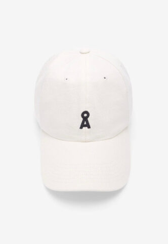 Armedangels – Yenaas Bold Oatmilk-Black – Cap – Beige – Onesize – 100% Bio-Baumwolle