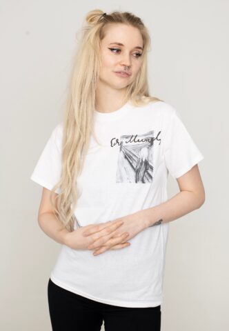Art – Munch 1893 White – T-Shirt – Weiß – XXL – 100% Baumwolle
