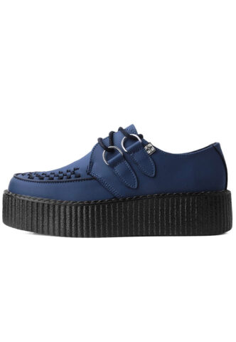 T.U.K. – Viva High Creeper Night Blue Vegan – Girl Schuhe – Blau – EU 38 – Synthetic/Textile/Gummi