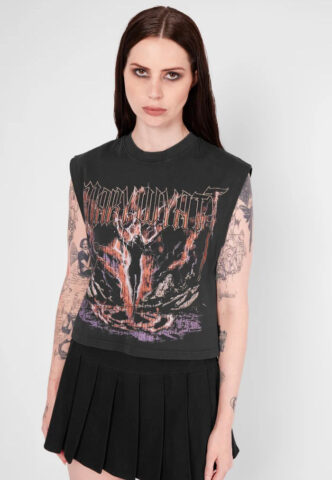 Mary Wyatt – Ascend Cropped – Tank – Schwarz – XX-Large – 100% Baumwolle