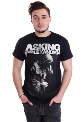 Asking Alexandria – Creepy – T-Shirt – Schwarz – S – 100% Baumwolle
