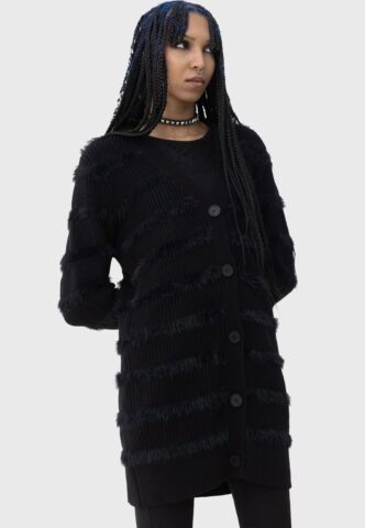 Killstar x Kihilist – Astera Black – Cardigan – Schwarz – XS – gid://shopify/Metaobject/68981194989