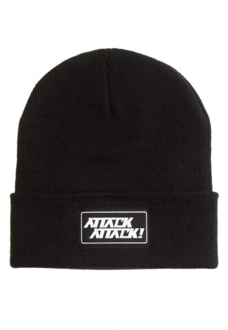 Attack Attack – Logo – Beanie – Schwarz – Onesize – 100% Polyacryl