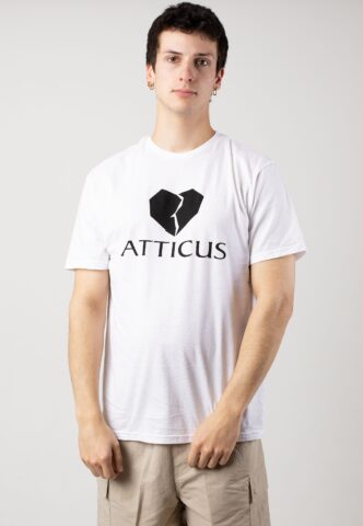 Atticus – Broken Heart White – T-Shirt – Weiß – S – 100% Baumwolle