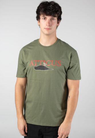 Atticus – Deadbird Military Green – T-Shirt – Grün – M – 100% Baumwolle