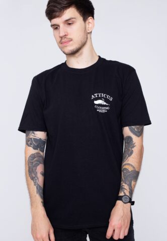 Atticus – Distinction Black – T-Shirt – Schwarz – S – 100% Baumwolle