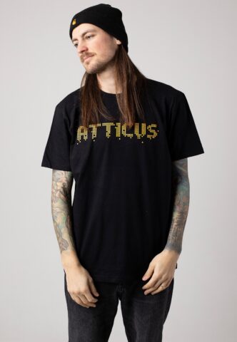 Atticus – Dots Black – T-Shirt – Schwarz – L – 100% Baumwolle