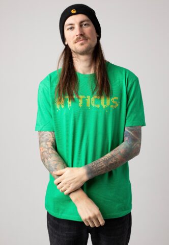 Atticus – Dots Irish Green – T-Shirt – Grün – L – 100% Baumwolle
