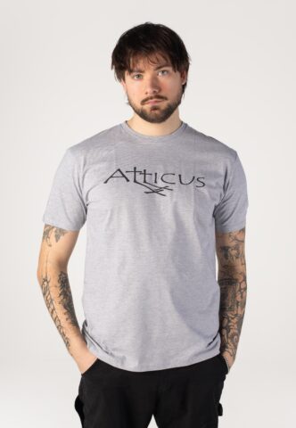 Atticus – Doublecross Heather Grey – T-Shirt – Grau – XXL – gid://shopify/Metaobject/132842062061