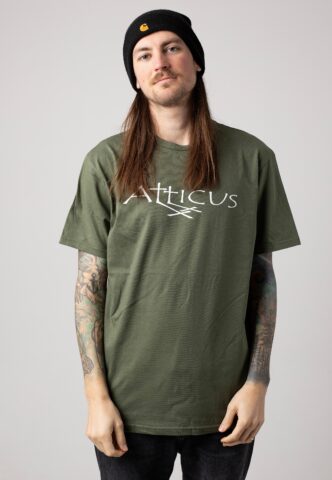 Atticus – Doublecross Military Green – T-Shirt – Grün – L – 100% Baumwolle