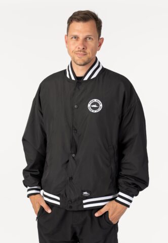 Atticus – Ferris Black – Collegejacke – Schwarz – XL – 100% Polyester