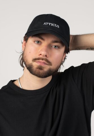 Atticus – Logo Black – Cap – Schwarz – Onesize – 100% Baumwolle