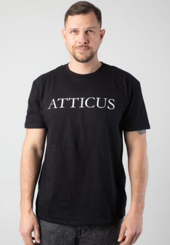 Atticus – Logo II – T-Shirt – Schwarz – L – 100% Baumwolle