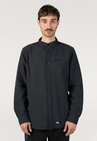 Atticus – Piero Woven Black – Hemd – Schwarz – XL – 100% Bio-Baumwolle