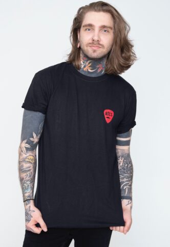 Atticus – Plectrum Black – T-Shirt – Schwarz – S – 100% Baumwolle