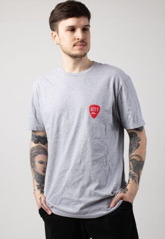 Atticus – Plectrum Heather Grey – T-Shirt – Grau – XL – 90% Baumwolle, 10% Polyester