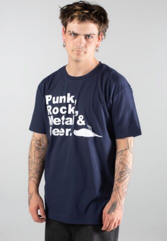 Atticus – PRMB Navy – T-Shirt – Blau – S – 100% Baumwolle