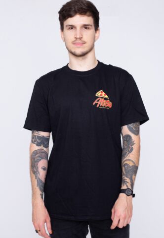 Atticus – Quality Pizza Black – T-Shirt – Schwarz – L – 100% Baumwolle
