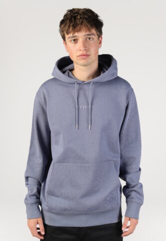 Atticus – Response Blue Grey – Hoodie – Blau – S – 100% Bio-Baumwolle