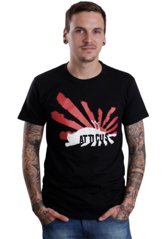 Atticus – Rising – T-Shirt – Schwarz – S – 100% Baumwolle